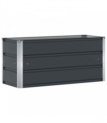 vidaXL Planter Anthracite 100 x 40 x 45 cm Steel