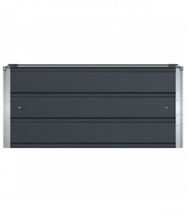 vidaXL Planter Anthracite 100 x 40 x 45 cm Steel