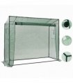 vidaXL Greenhouse | Green | Powder-coated steel | 200 x 80 x 173 cm