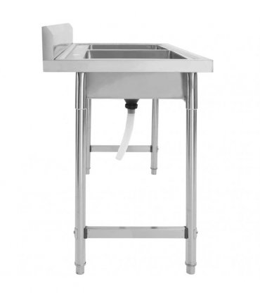 vidaXL Kitchen Sink Double Basin Stainless Steel