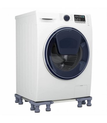 vidaXL Washing Machine Base Grey 67 x 67 x 12 cm Stainless Steel
