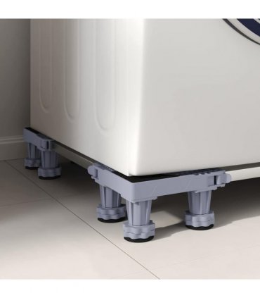 vidaXL Washing Machine Base Grey 67 x 67 x 12 cm Stainless Steel