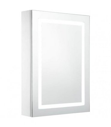 vidaXL LED Bathroom Mirror Cabinet 50x13x70 cm