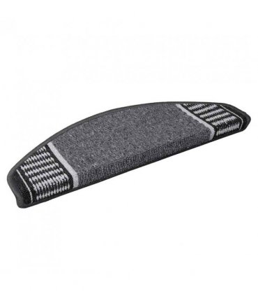 vidaXL Self-adhesive Stair Mats 15 pcs Anthracite 65 x 21 x 4 cm