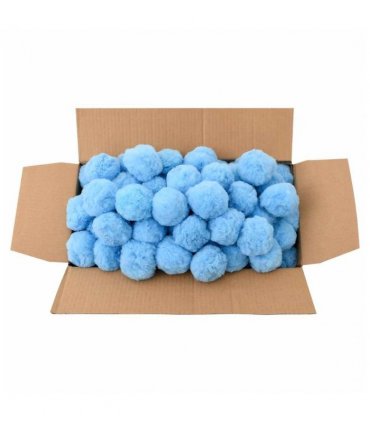 vidaXL Anti Bacteria Pool Filter Balls Blue 2100 g Polyethylene