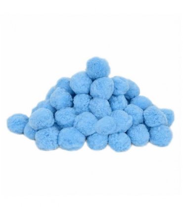 vidaXL Anti Bacteria Pool Filter Balls Blue 2100 g Polyethylene
