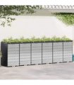 vidaXL Wheelie Bin Storage for 6 Bins Anthracite 408 x 77.5 x 121.5 cm