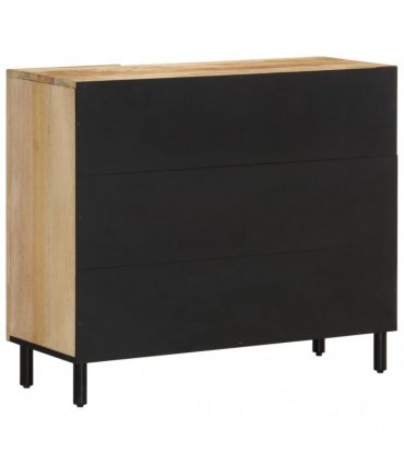 vidaXL Side Cabinet 90x33x75 cm Solid Wood Mango