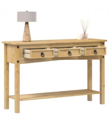 vidaXL Console Table "Corona" 114x34.5x73 cm Solid Wood Pine