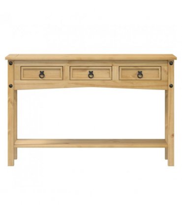 vidaXL Console Table "Corona" 114x34.5x73 cm Solid Wood Pine