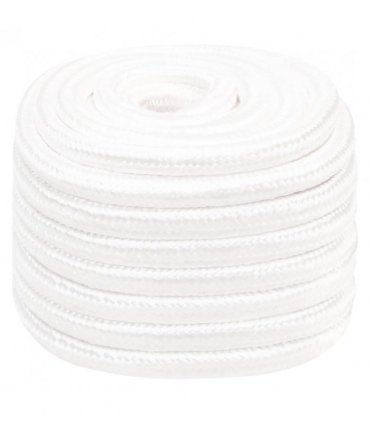 vidaXL Boat Rope Full White 20 mm 25 m Polypropylene