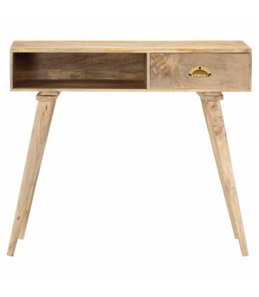 vidaXL Console Table 90x45x75 cm Solid Mango Wood