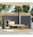 vidaXL Side Awning | Anthracite | Polyester with PU coating | 100 x 600 cm