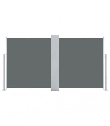 vidaXL Side Awning | Anthracite | Polyester with PU coating | 100 x 600 cm