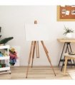 vidaXL Easel Stand 100x104x172 cm Solid Beech Wood