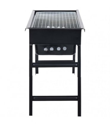 vidaXL Portable Camping BBQ Grill 60x22.5x33 cm