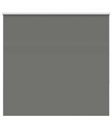 vidaXL Roller Blind Blackout Grey 165x150 cm Fabric Width 161.6 cm Polyester