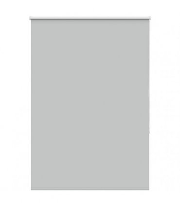 vidaXL Roller Blind Blackout Light Grey 105x130 cm Fabric Width 100.7 cm Polyester