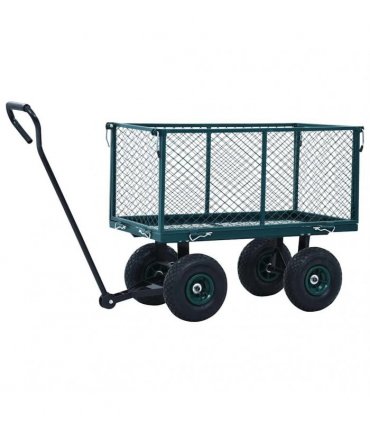 vidaXL Garden Hand Trolley Green 350 kg