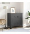 vidaXL Storage Chest | Anthracite | Steel, plastic | Medium | Storage