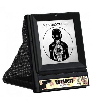 vidaXL Airsoft Target Black 19 x 26 x 25 cm Plastic