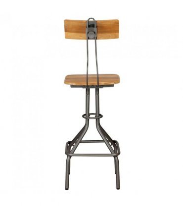 vidaXL Bar Chairs 2 pcs Solid Reclaimed Teak Wood