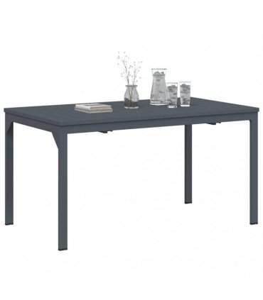 vidaXL Patio Table Anthracite 180 x 80 x 74 cm Powder-Coated Steel