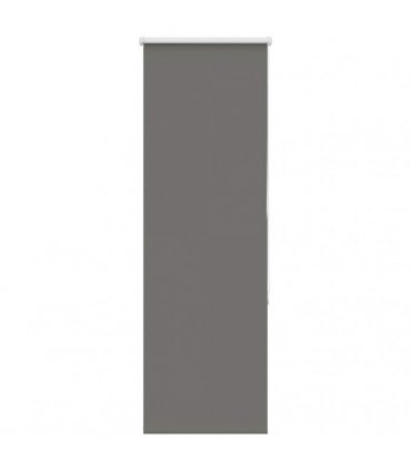 vidaXL Roller Blind Blackout Grey 60x175 cm Fabric Width 55.7 cm Polyester