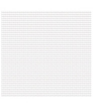 vidaXL Crimped Garden Wire Fence Stainless Steel 50x50 cm 11x11x2 mm