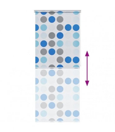 vidaXL Shower Roller Blind 100x240 cm Circle