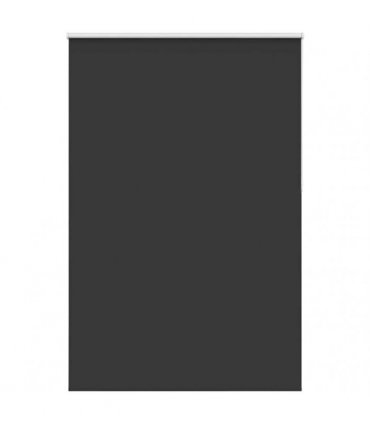 vidaXL Roller Blind Blackout Black 150x210 cm Fabric Width 146.6 cm Polyester