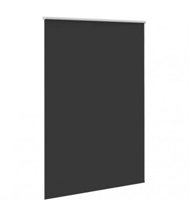 vidaXL Roller Blind Blackout Black 150x210 cm Fabric Width 146.6 cm Polyester