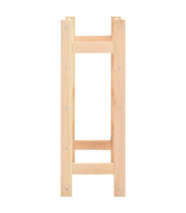 vidaXL Wine Rack for 20 Bottles Pinewood