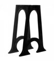 vidaXL Dining Table Legs 2 pcs with Arched Base A-Frame Cast Iron