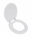 vidaXL WC Toilet Seat MDF Lid Simple Design White