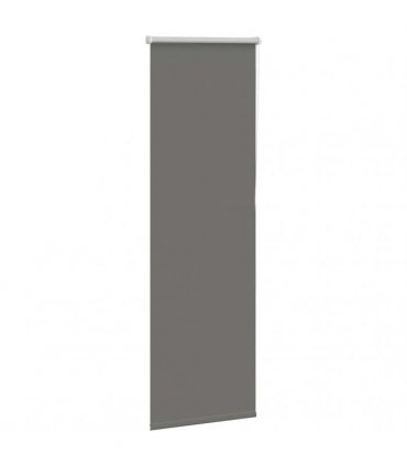 vidaXL Roller Blind Blackout Grey 40x150 cm Fabric Width 35.7 cm Polyester