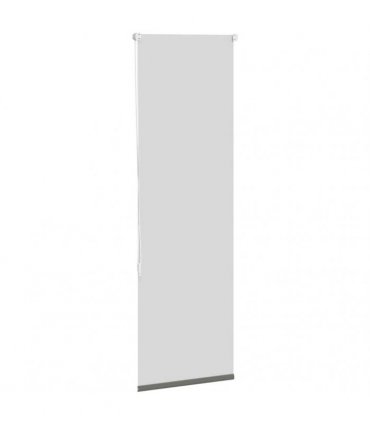 vidaXL Roller Blind Blackout Grey 40x150 cm Fabric Width 35.7 cm Polyester