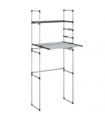 vidaXL Washing Machine Shelf 77x52x192 cm Aluminium