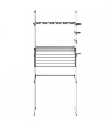 vidaXL Washing Machine Shelf 77x52x192 cm Aluminium