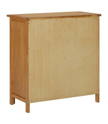 vidaXL Cupboard 70x35x75 cm Solid Oak Wood