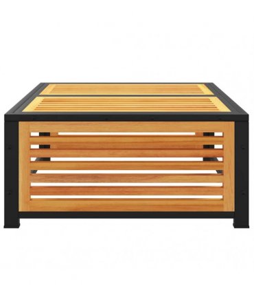 vidaXL Garden Table | Brown | Solid Acacia wood | 68x68x30 cm | Durable