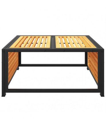 vidaXL Garden Table | Brown | Solid Acacia wood | 68x68x30 cm | Durable