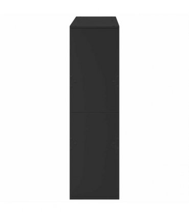 vidaXL Room Divider Black 100x33x115 cm Engineered Wood