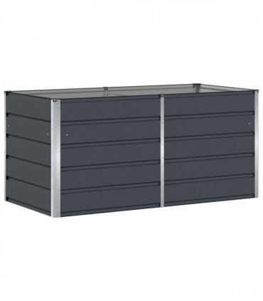 vidaXL Planter Anthracite 160 x 80 x 75 cm Steel