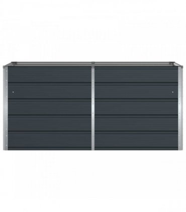 vidaXL Planter Anthracite 160 x 80 x 75 cm Steel
