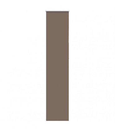vidaXL Roller Blind Blackout Coffee 50x230 cm Fabric Width 45.7 cm Polyester