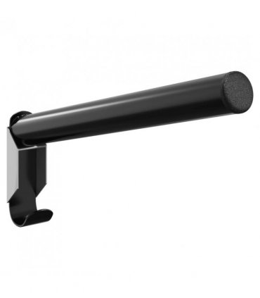 vidaXL Foldable Saddle Rack Wall Mounted Black Iron