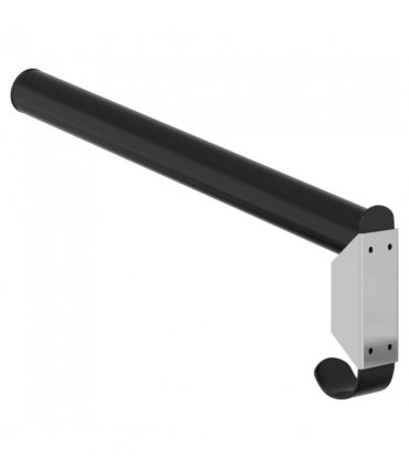 vidaXL Foldable Saddle Rack Wall Mounted Black Iron