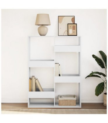 vidaXL Bookcase White 100x33x135 cm Engineered Wood