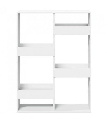 vidaXL Bookcase White 100x33x135 cm Engineered Wood